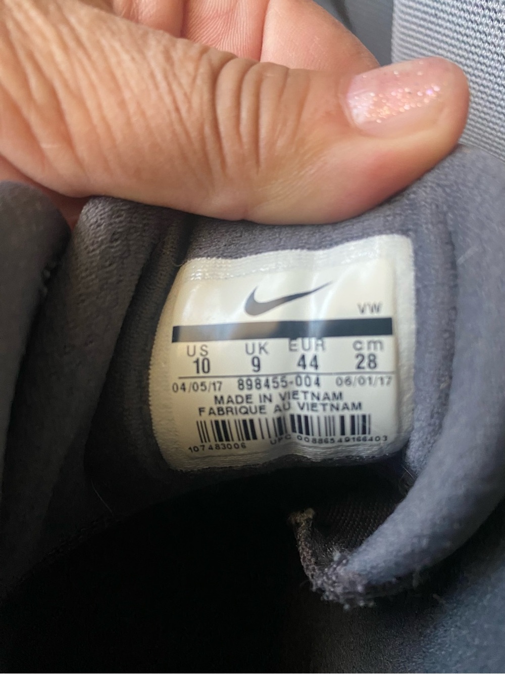 Nike Air Precision
Men’s Gray and Dark Gray Athletic Basketball Shoes - Picture 6 of 7